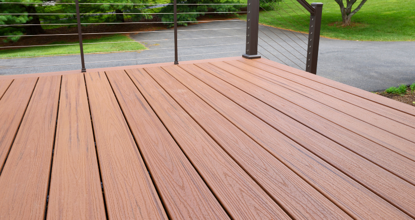 composite decking material to build the perfect deck